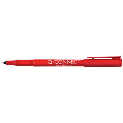 Feinliner, 0,4mm, rot Q-CONNECT KF25009