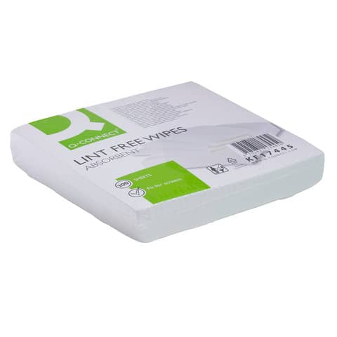 Reinigungstuch trocken 100 Stück weiß Q-CONNECT KF17445