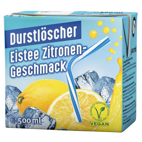 Eistee Zitrone vegan, 12x0,5L DURSTLÖSCHER 14406