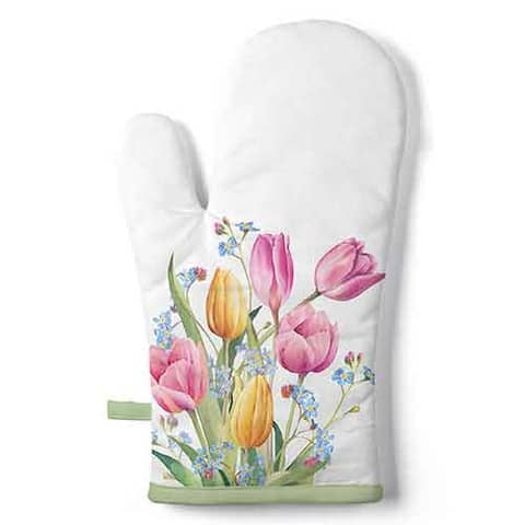 Ofenhandschuh Tulips bouquet, 18 x 30 cm AMBIENTE 16417030