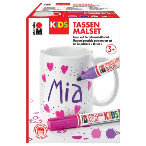 Tassen-Malset Mia, 3-teilig MARABU KiDS 01250 000 00101