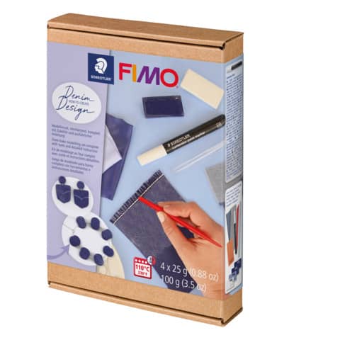 Modelliermasse FIMO® jeans-effect ofenhärtend,,  342 g STAEDTLER KREATIV 8025 HTC2