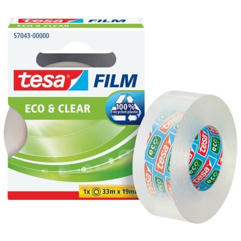 Klebefilm tesafilm® Eco & Clear, 33mx19mm TESA 57043-00000-01