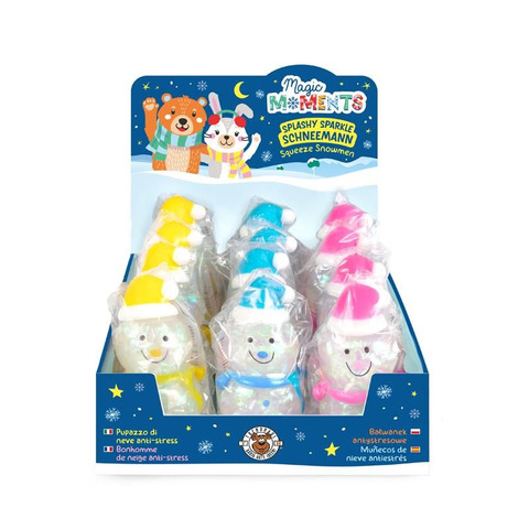 Splashy Sparkle Schneemann, 3-fach sortiert TRENDHAUS 965691