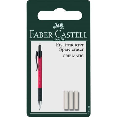 Ersatzradierer für Grip Matic, 3 Stück FABER CASTELL 131595