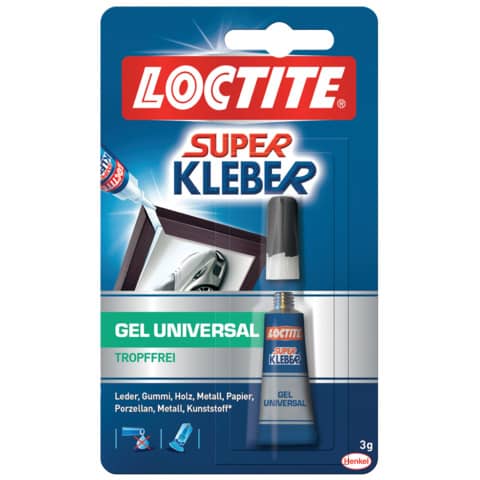 Sekundenkleber Loctite® Superkleber Gel Universal LTG12, 3g LOCTITE 9H LTG1C