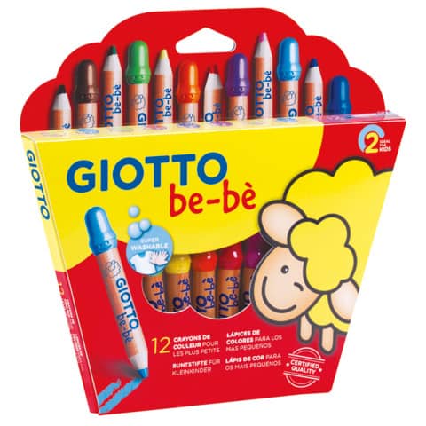 Farbstifte be-bè 12 Stück sortiert GIOTTO F469700