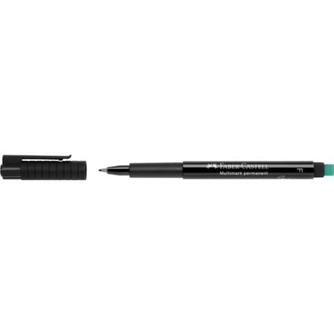 Overheadstift OHP-PLUS schwarz   F permanent FABER CASTELL 151399