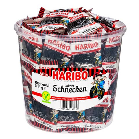 Fruchtgummi Lakritz, 100x13g HARIBO 3870