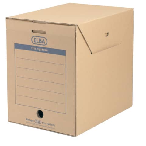 Ablageschachtel tric system Maxi, DIN A4, naturbraun ELBA 100421092