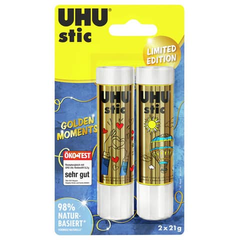 Klebestift stic 2x21g Gold Edition UHU 55396 / 55395