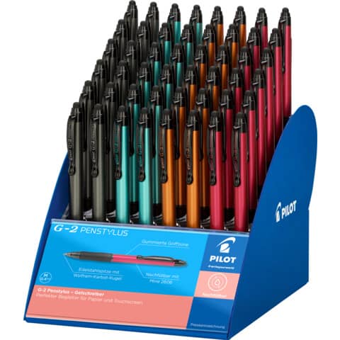 Display Gelschreiber G2 Penstylus, sortiert PILOT 2655D48
