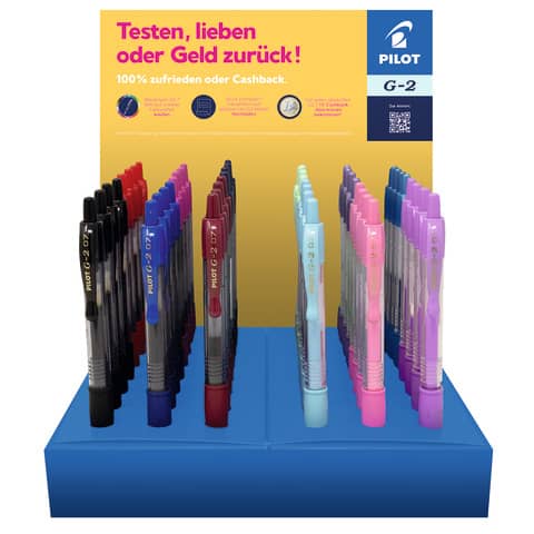 Gelschreiber G2-07, 0,4mm, sortiert PILOT BL-G2-7-D48TW