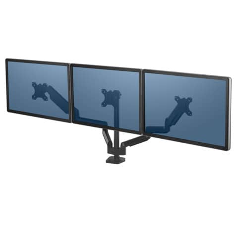 Dreifach-Monitorarm Platinum Series, höhenverstellbar, schwarz FELLOWES 8042601