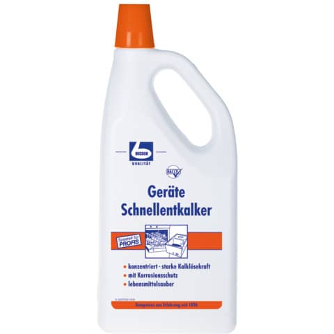 Entkalkungsflüssigkeit Geräte Schnellentkalker, 2L Dr. Becher 1644000