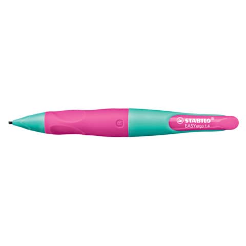 Feinminenstift EASYergo 1.4, HB, türkis/neonpink, R STABILO 7882/5-HB