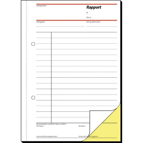 Rapportbuch,A5, 2x40 Blatt SIGEL SD025