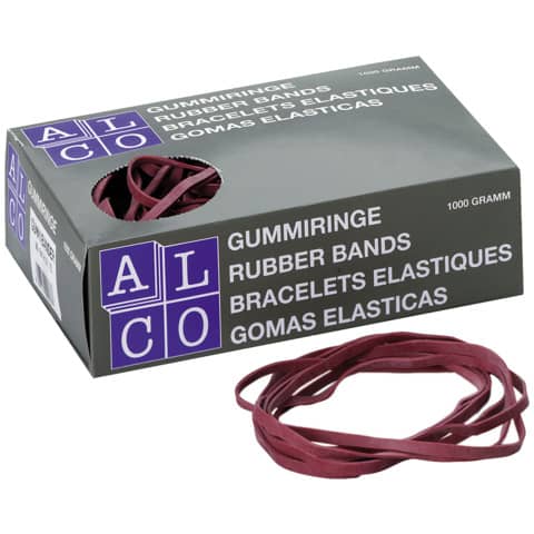 Gummiband, 4x130mm, 1kg, rot ALCO 760