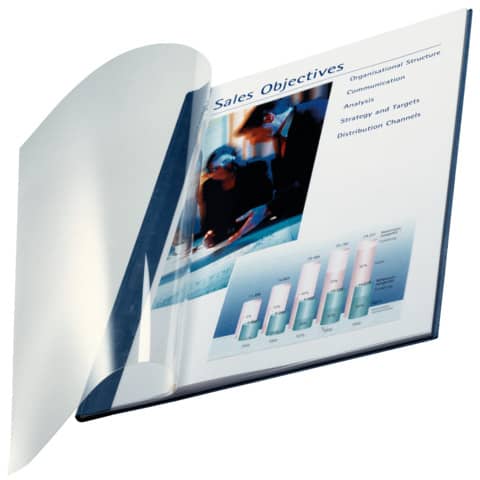 Bindemappe impressBIND, Soft Cover, A4, 7 mm, 10 Stück, blau LEITZ 7399-00-35