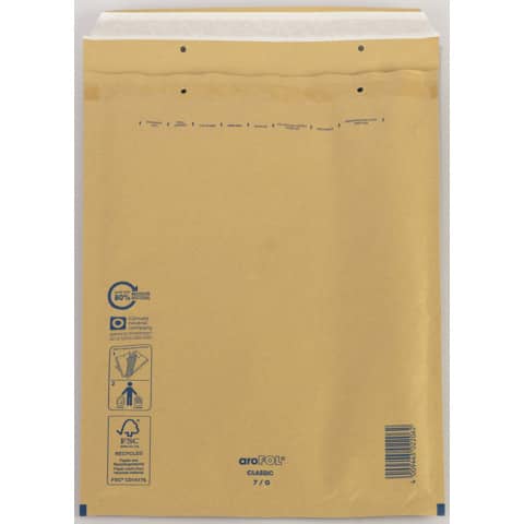 Luftpolstertasche Classic 7/G, 250x350mm, braun AROFOL 2FVAF000067