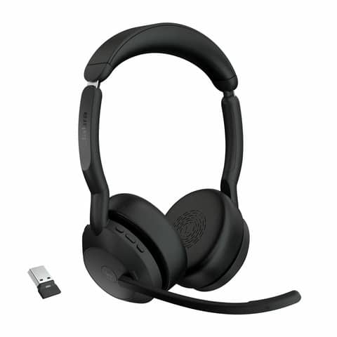 Headset Evolve2 55 Stereo+Link380a, kabellos, bluetooth, USB-C, schwarz JABRA 25599-999-999