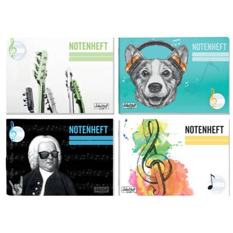 Notenheft, A5 quer, sortiert HÄFFT 3394-0