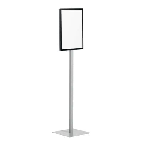 Bodenständer Info Stand Basic, A3, anthrazit/grau DURABLE 501357