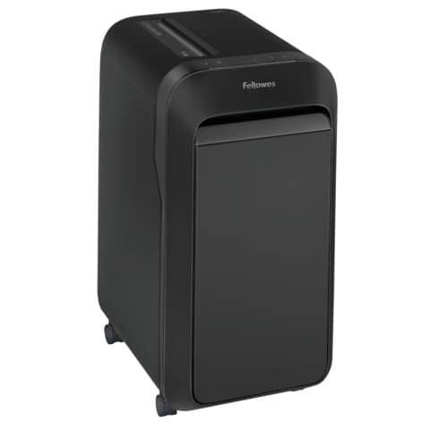 Aktenvernichter Powershred® LX221, Partikelschnitt 2x12mm, P5, 20 Blatt, schwarz FELLOWES 5050401