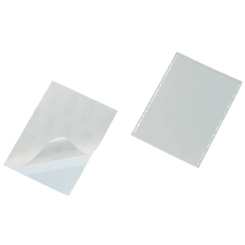 Selbstklebetasche POCKETFIX®, 150x110mm, seitlich offen, transparent   25 Stück DURABLE 8276 19