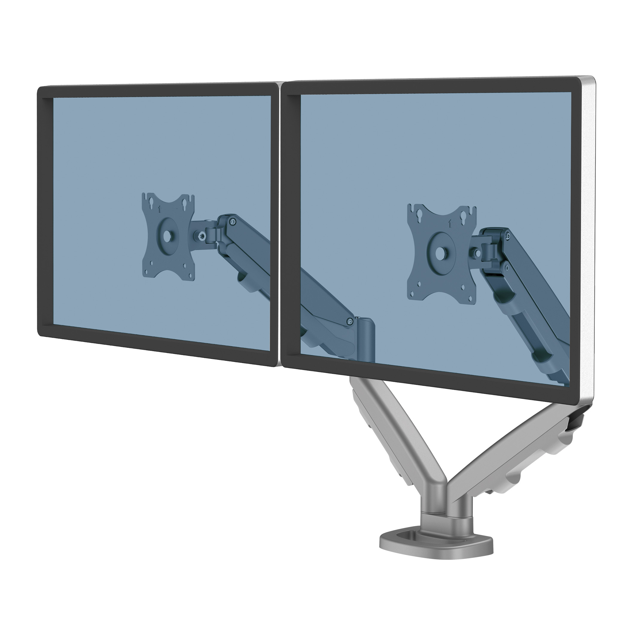 Eppa™ Doppel Monitorarm, silber