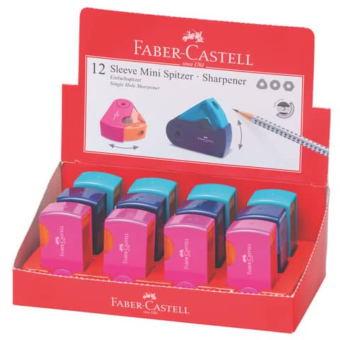 Dosenspitzer Sleeve Mini Trend, sortiert FABER CASTELL 182714