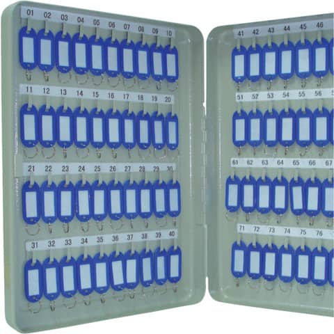 Schlüsselschrank, für 80 Schlüssel grau Q-CONNECT KF04274