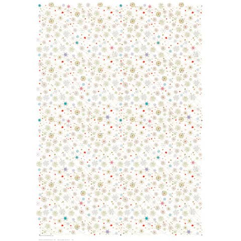 Geschenkpapier Kristalle, 50 x 70cm TURNOWSKY 01 123