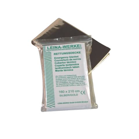 Rettungsdecke 160x210cm silber LEINA-WERKE 43000