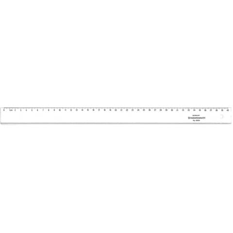 Plastiklineal, 40cm, transparent STANDARDGRAPH 9004
