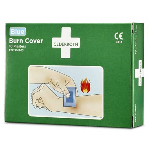 Verbrennungspflaster Burn Cover 74 x 45 mm   10 Stück CEDERROTH 901903