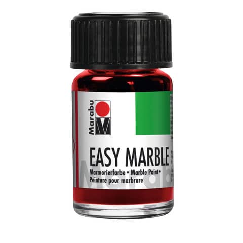 Marmorierfarbe Easy Marble, 15ml, rubin MARABU 13050 039 038