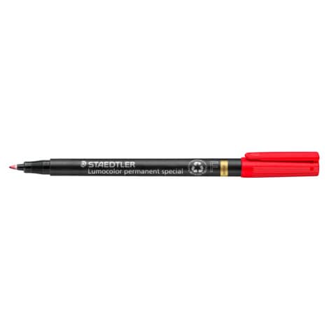 Folienstift Lumocolor® permanent specialstift, ca. 0.6 mm, rot STAEDTLER 319 F-2