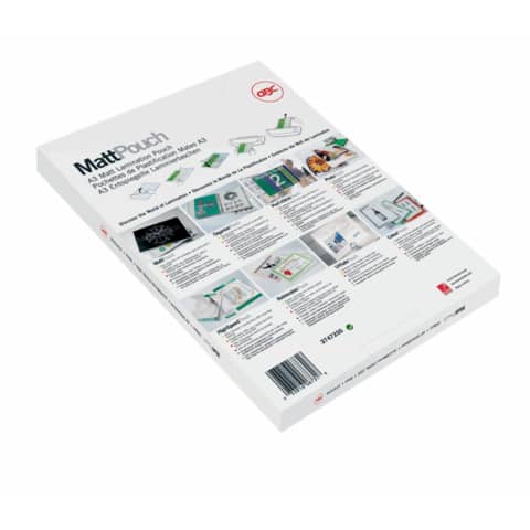 Laminiertasche, A4, 75 Micron, matt, 100 Stück, transparent GBC 3747240