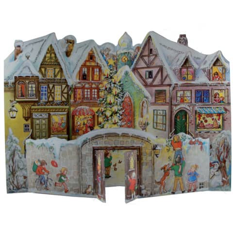 Adventskalender Winterstadt, 35.5 x 26.5 cm SELLMER 555