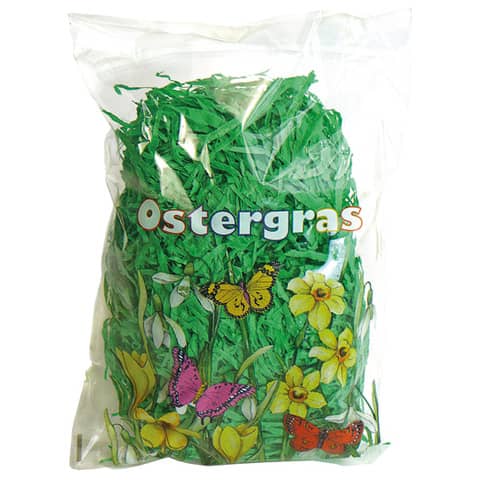 Ostergras, 30g, Holzwolle, grün ZISCHKA 4370-0001