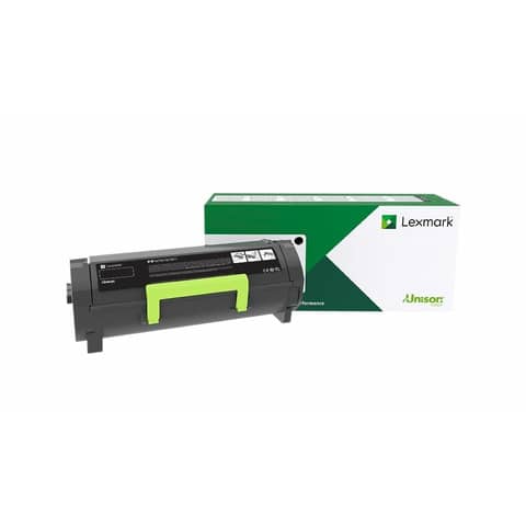Lasertoner schwarz LEXMARK 58D2X0E