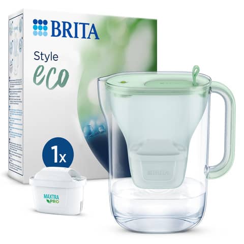 Wasserfilter-Kanne Style eco inkl. MX PRO, hellgrün BRITA 128012