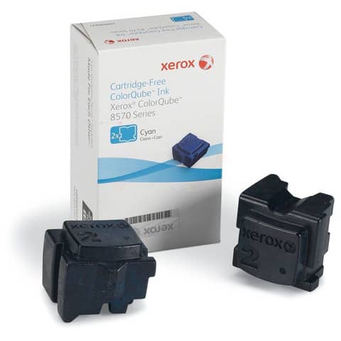 Inkjetpatrone, 2200 Seiten, 2 Stück, cyan XEROX 108R00931