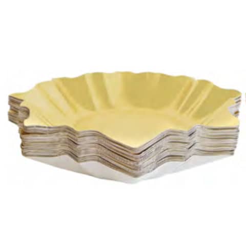 Weihnachtsteller Stern, Ø28cm, gold  4892-0001