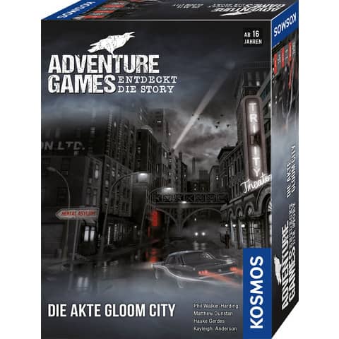 Adventure Games Die Akte Gloom City KOSMOS 695200