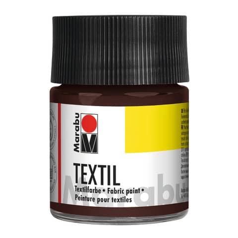 Textilfarbe, 50ml, dunkelbraun MARABU 17160 005 045