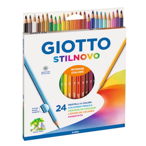 Farbstifte Stilnovo sortiert   24 Stück GIOTTO F256600