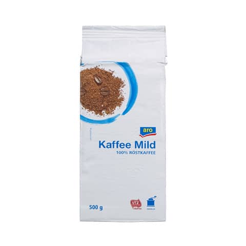 Kaffee Mild gemahlen, 500g ARO 963822