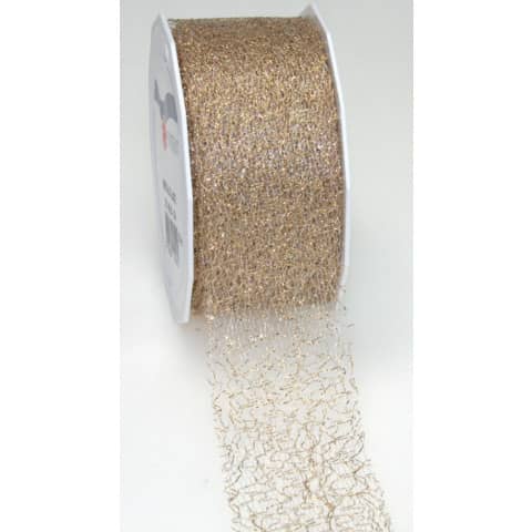 Zierband, 72mmx20m, gold  3717520-634